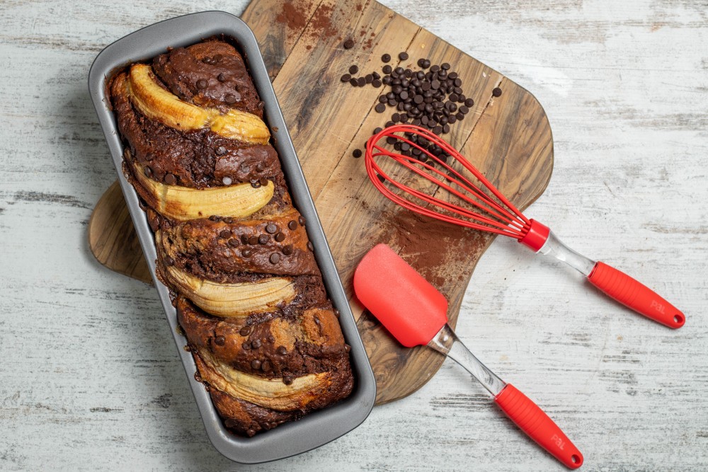 Marble Banana Cake